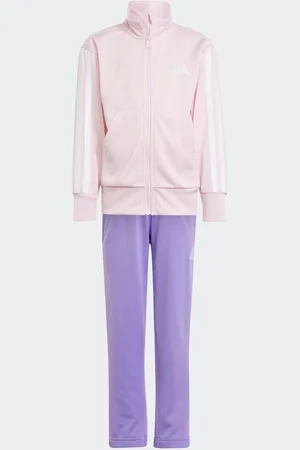adidas Pink Essentials Climacool Kids Tracksuit 6