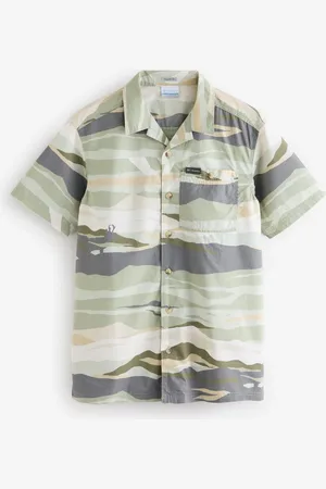 Columbia Green Pine Canyon Short Sleeve 100% Cotton T-Shirt XL