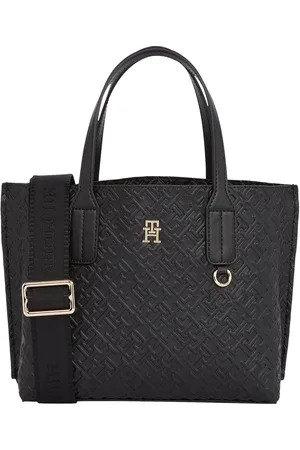 Tommy Hilfiger Small Distinct Black Tote One