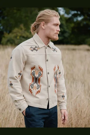 Next Print Embroidered Shacket XXL