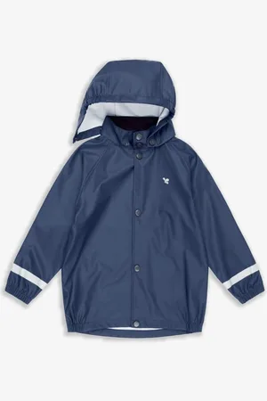 Muddy Puddles Navy Blue Rainy Day Waterproof Jacket 12