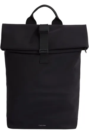 Calvin Klein Black Rolltop Backpack One