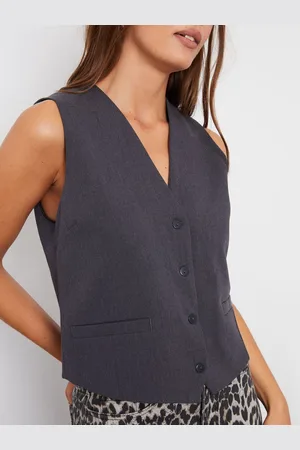 Threadbare Grey Tailored Waistcoat AU 10