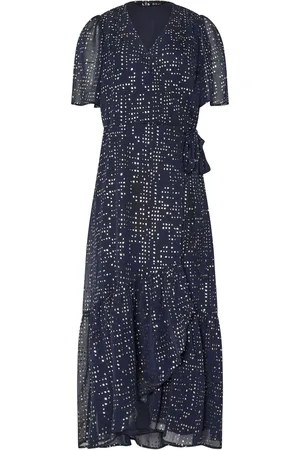 Long Tall Sally Chiffon Midi Dress AU 14 Tall