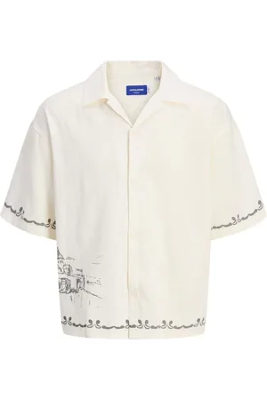 JACK & JONES Resort Printed 100% Cotton Shirt 10 Years