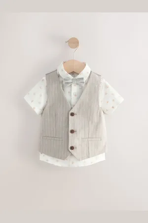 Next Waistcoat, Shirt & Bow Tie Set (3mths-9yrs) 3