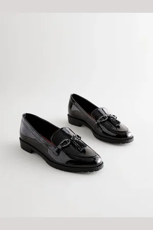Next Forever Comfort Patent Tassel Hardware Detail Slim Loafers AU 8.5 (EU 40)