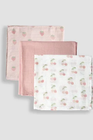 JoJo Maman Bébé 3-Pack Muslins One