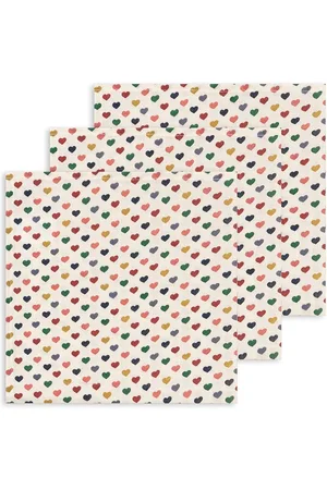 Konges Sløjd Cream Muslin 100% Organic Cotton Cloths 3 Pack one