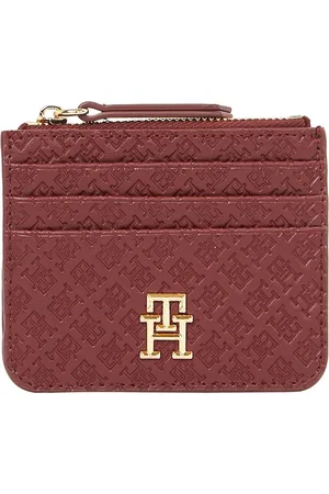 Tommy Hilfiger Red Monogram Card Holder One