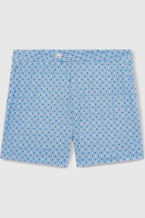 Reiss Caprio Geometric Print Swim Shorts S