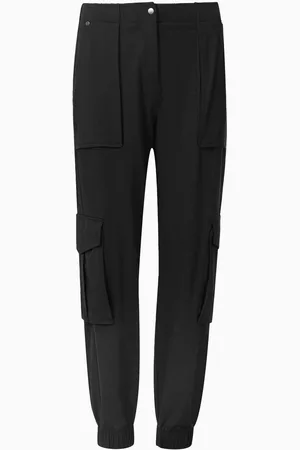 AllSaints AllSaints Black Freda Jersey Trousers AU 6