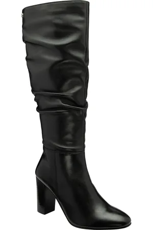 Ravel Black Leather Knee-High Boots AU 9 (EU 41)