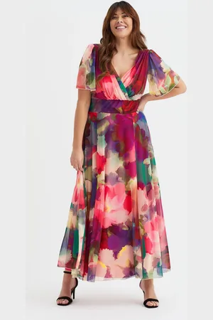 Scarlett & Jo Isabelle Float Sleeve Maxi Dress 18