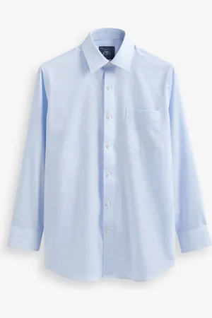 SAVILE ROW Classic Fit Twill 100% Cotton Single Cuff Formal Shirt AU 42 Regular