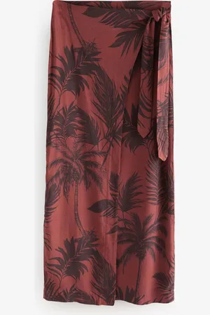 Next Maxi Sarong Skirt with Linen AU 18 R