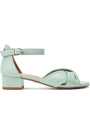 Moda In Pelle Macadamia Low Heel Ankle Strap Leather Sandals AU 5 (EU 36)