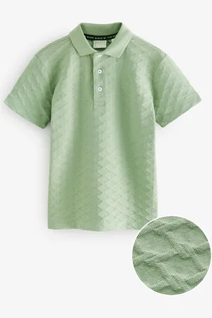 Ted Baker Textured 100% Cotton Polo Shirt 128134cm