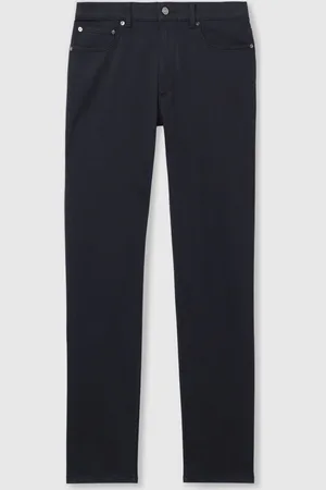 Reiss Navy Picton Cotton-Stretch Slim-Fit Jeans 35W x 31L (UK 35 R)