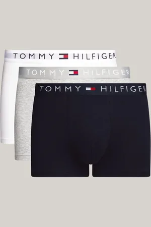Tommy Hilfiger Grey Original Waistband Trunks 3 Pack xlarge