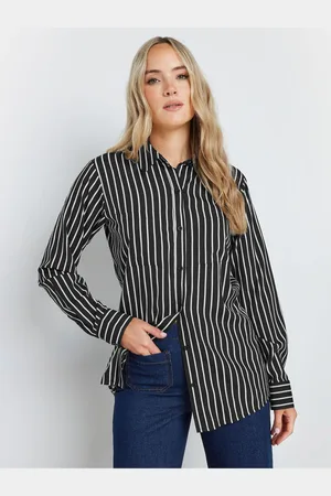 Long Tall Sally Stripe Long Sleeve Shirt AU 18 Tall