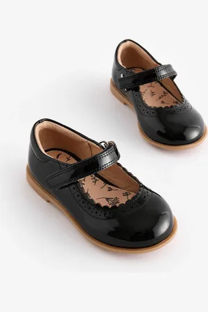 Next Leather Touch Fastening Brogue Shoes AU 4 (EU 20.5)