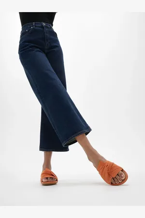 FitFlop Orange Gracie Soft-Twist Suede Slides AU 8 (EU 39)