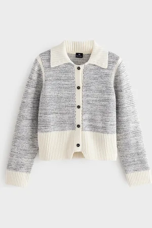 Paul Smith Blue Colourful Knitted Cardigan XL