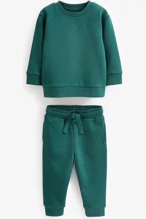 Next Green Plain Jersey Sweatshirt and Joggers Set (3mths-7yrs) 1.5