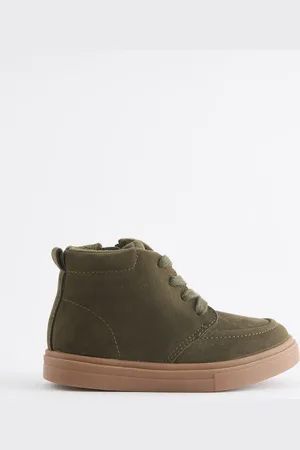 Next Green Standard Fit (F) Warm Lined Chukka Boots AU 11 (EU 29)