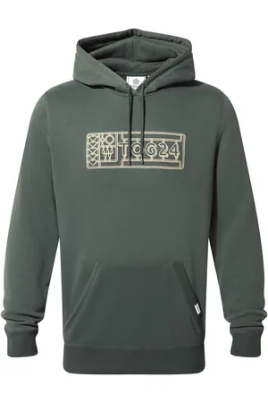 Tog 24 Green Mens Crandon Overhead Hoodie L