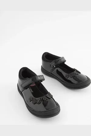 Next Wide Fit (G) Junior Leather School Mary Jane Shoes AU 10 (EU 28)