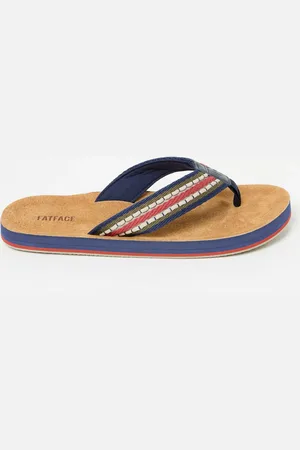 Fat Face FatFace Lulworth Tan Brown Flip Flops AU 11.5 (EU 46)