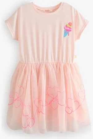 Billieblush T-Shirt Dress With Tulle Mesh Skirt 10 Years (140cm)