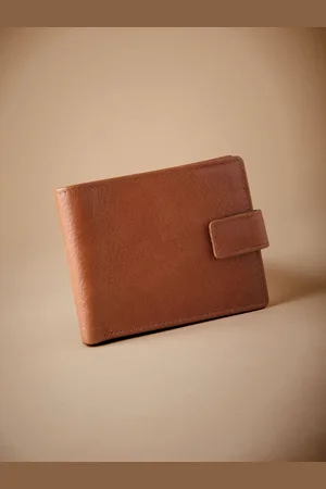 Next Tan Brown Signature Leather Extra Capacity Wallet One