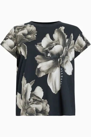 AllSaints AllSaints Black Anna 100% Organic Cotton T-Shirt small