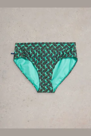 White Stuff Blue Stella Bikini Bottoms AU 14