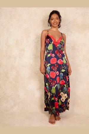 Their Nibs Winter Garden Maxi Satin Cami Dresses XL