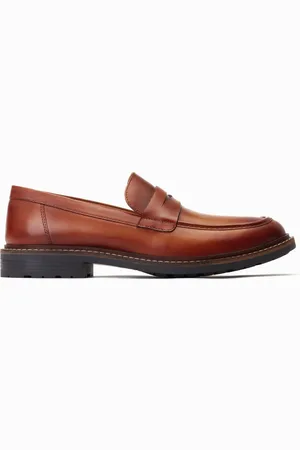 Base London Ivey Slip On Penny Black Loafers AU 11 (EU 45)