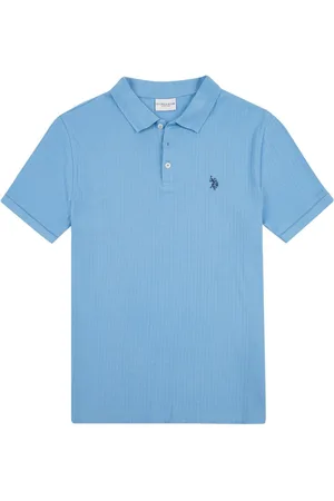 U.S. Polo Assn. U. S. Polo Assn. Mens Double Horsemen Rib Polo Shirt XL