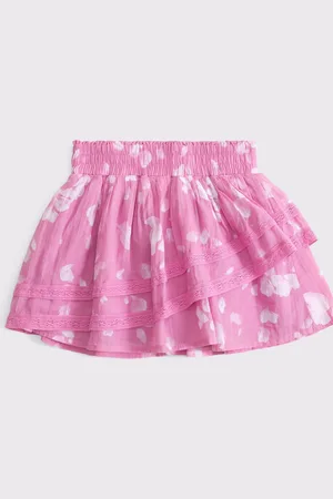 Abercrombie & Fitch Woven Lace Trim Mini Skirt 11