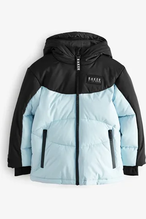 Ted Baker Blue Shower Resistant Colourblock Coat 8 Years (128 cm)