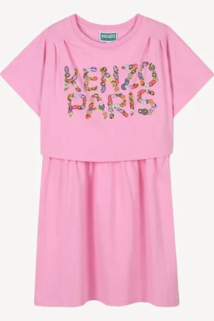 Kenzo Short Sleeve Fruit Logo T-Shirt Dress 4 Years (104cm)