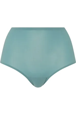 Chantelle Green Soft Stretch Seamless One Size High Waisted Briefs One