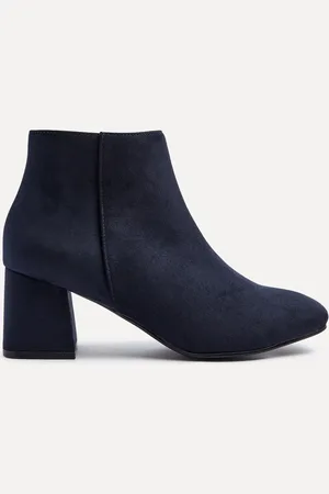 Linzi Blue Verse Block Heeled Ankle Boots AU 8 (EU 39)
