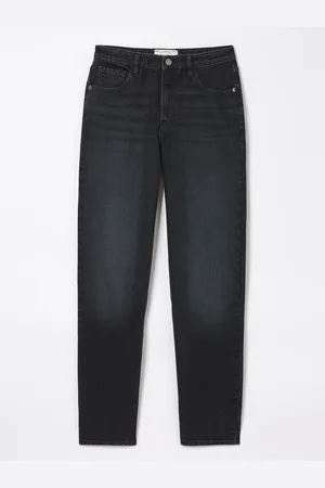 Fat Face FatFace Ludlow Washed Black Boyfriend Jeans AU 18 R