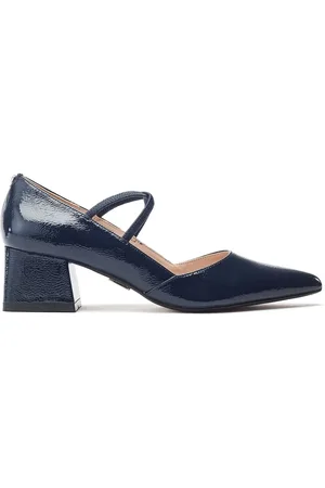Moda In Pelle Garlande Elastic Cross Strap Block Heel Shoes AU 6 (EU 37)