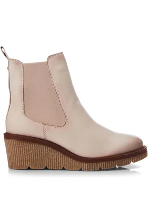 Moda In Pelle Audyn Crepe Wedge Chelsea Ankle Boots AU 9 (EU 40)