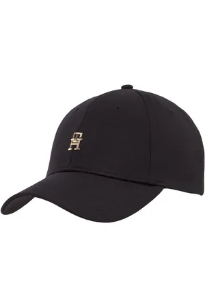 Tommy Hilfiger Black 100% Cotton Elevated Chic Cap One