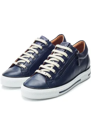 Moda In Pelle BRAMLEIGH HIDDEN WEDGE LEATHER TRAINER WITH SIDE ZIP DETAIL AU 7 (EU 38)